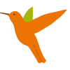 Vogel orange li