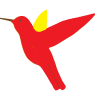 Vogel rot links